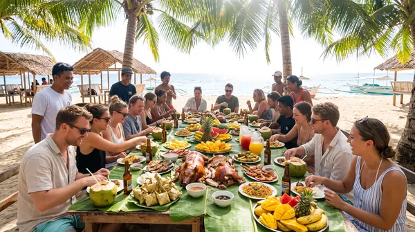 Beach feast in cebu