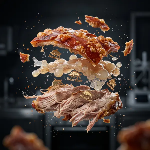 Lechon skin floating in space