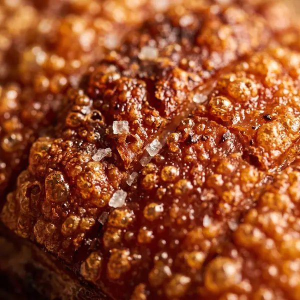 Mahogany skin texture close up